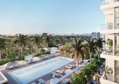Cassia Residences Pool in Coral Gables, Miami