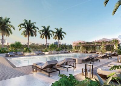 Cassia Residences Pool in Coral Gables, Miami